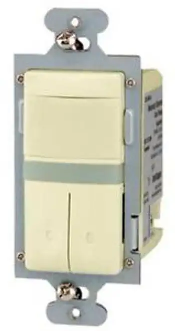 WATT STOPPER CS-350-N-LA Vacancy Sensor Dual Relay 600W Almond