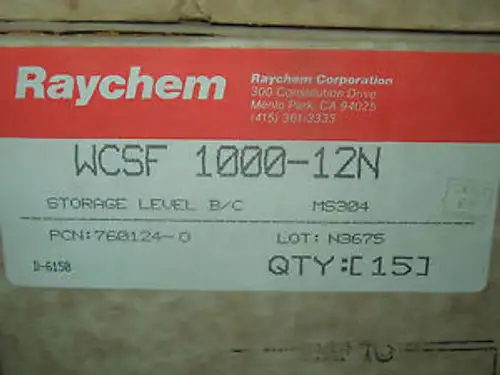 Of 15 Raychem #Wcsf 1000-12N Shrink Tubing Nib
