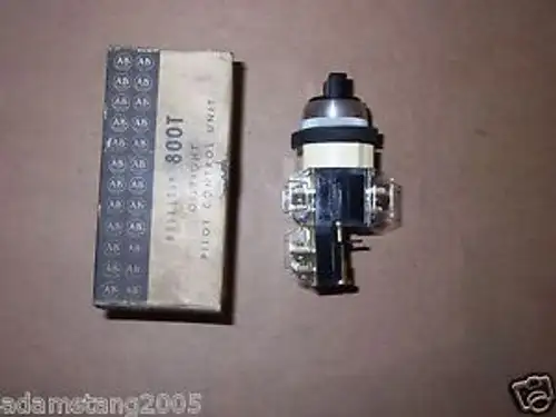 New Allen Bradley 800T-J4Ke7 Ser.F Selector Switch W/ 3 800T-Xa Contact Blocks