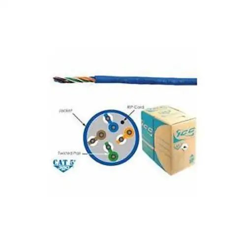 Icc Iccabr5Ebl Abr5Ebl Cat5E Cmr Pvc Cable - Blue