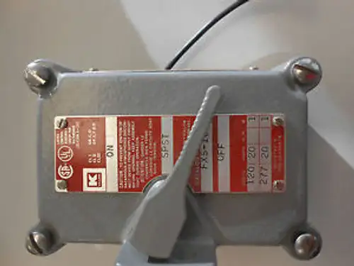 Killark Fxs-1C 120-277 Volt Single Pole Single Throw Hazardous Location