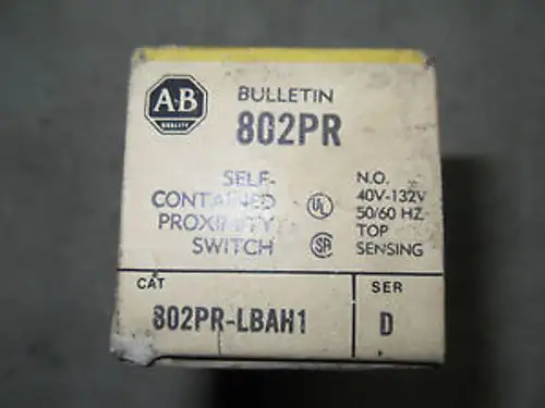 1 Allen Bradley 802Pr-Lbah1 Self-Contained Proximity Switch