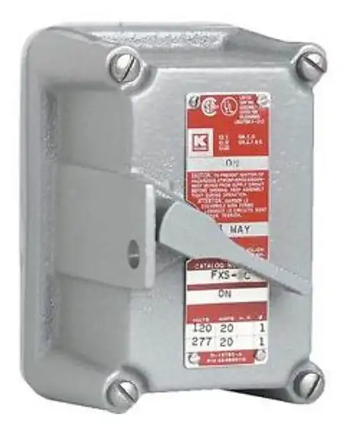 Killark Fxs-8C Tumbler Switch Hazloc 3P On/Off