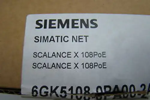 Siemens Simatic Net 6GK5108-0PA00-2 Scalance X 108PoE工業乙太網交換機