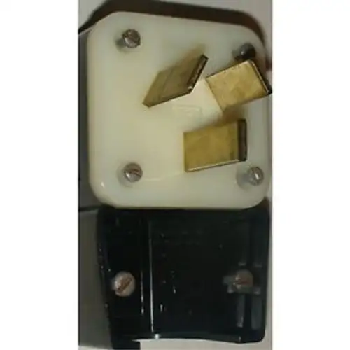 Leviton 9650-P 50 Amp 250 Volt Straight Blade Plug Industrial Grade