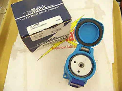 Meltric Decontactor 280 Volt Nema 3R 33-14162 Switch Rated Receptacle DS 20 Amp