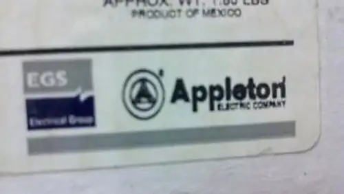 Appleton Acp-6023Bc 60 Amp 2Wire3Pole Plug