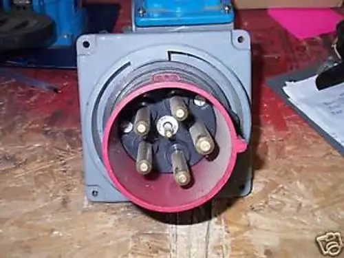 New 5125B6W Hubbell Ac Inlet 125 Amp