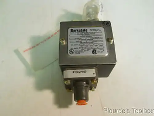 New Barksdale Econ-O-Trol Pressure Actuated Swtich E1H-Gh500 & Shc1017