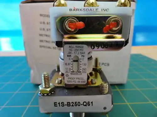 Of 10 Barksdale E1S-B250-Q61 Econ-O-Trol Pressure Switch 10A 250 Psi 1/2