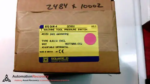 Square D 9012 GAW-4 Series C interruttore di pressione