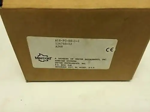 Interruptor de presión Mercoid A1S-Pc-Ss-1-1 Oem