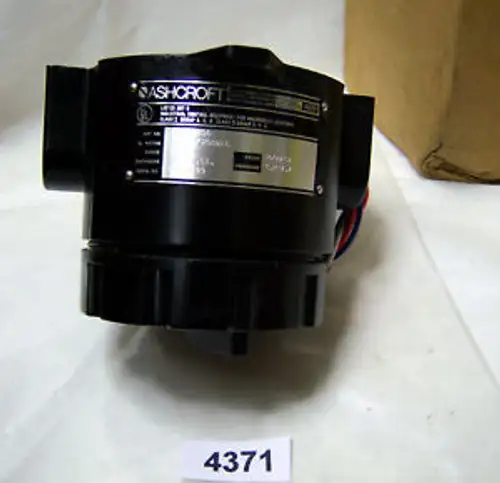 Ashcroft Pressure Switch B722S X06 100-1000 Psi