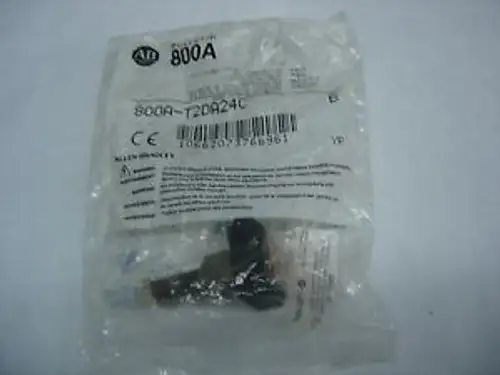 Allen Bradley 800A-T2Da24C Bouton-poussoir ambré à contact maintenu Série B Nib
