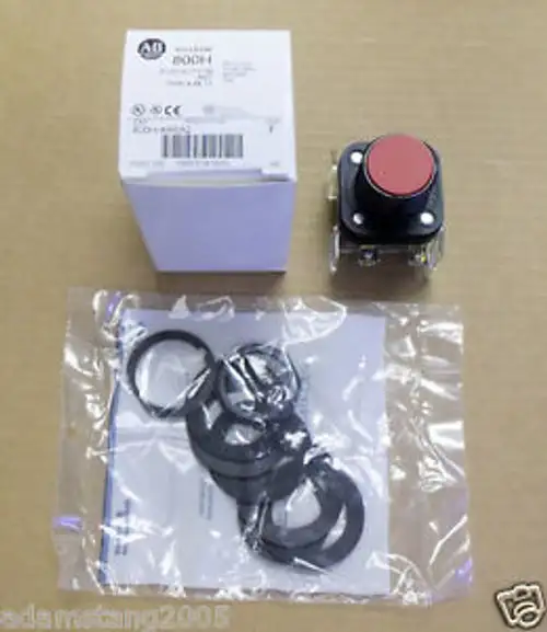 New Ab Allen Bradley 800H-Ar6A2 Red Push Button Unit Flush Head Bootless