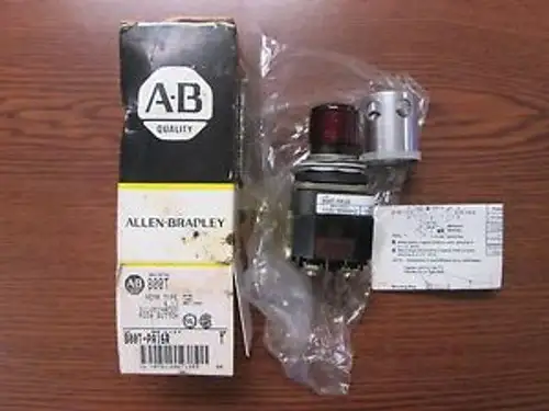 Allen Bradley 800T-Pa16R 120V Series T 紅色照明按鈕