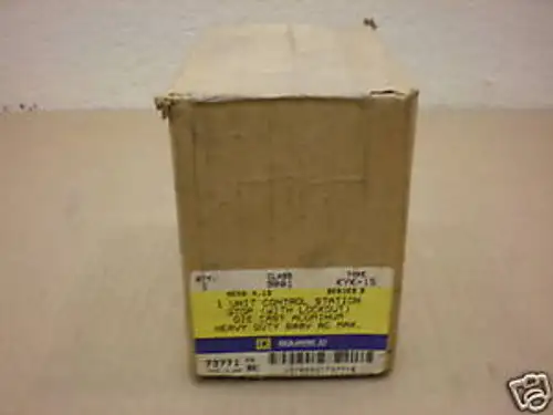 1 NIB SQUARE D 9001-KYK-15 9001-KYK15 9001KYK15 1 UNIT CONTROL STATION