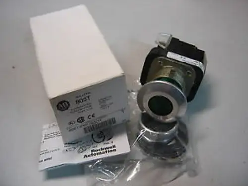 Allen Bradley 800T-Fxp16Gd4 Green Ill Push Pull Button 2 Pos 120V Series T Nib