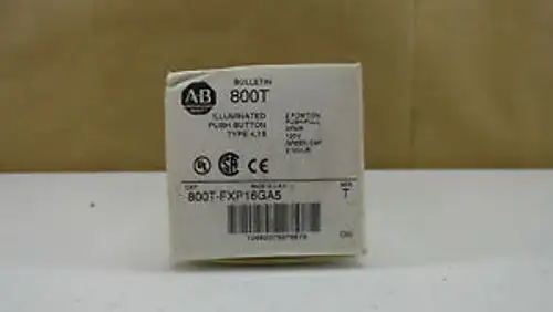 Allen Bradley Illuminated Push Button Type 4 13 800T-Fxp16Ga5