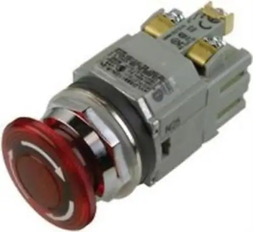 92B5804 Idec Avld39911D-N-R-24V Switch Emergency Stop 1No/1Nc 600Vac
