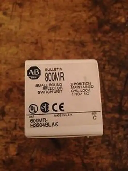 Allen Bradley 800Mr-H3304Blak Series C