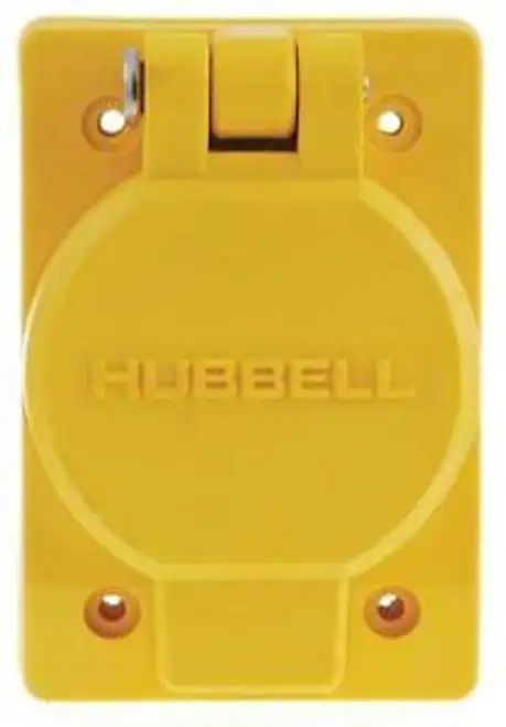 Hubbell Wiring Device-Kellems 65W49H Weather Recep Assembly Nema L6-15R