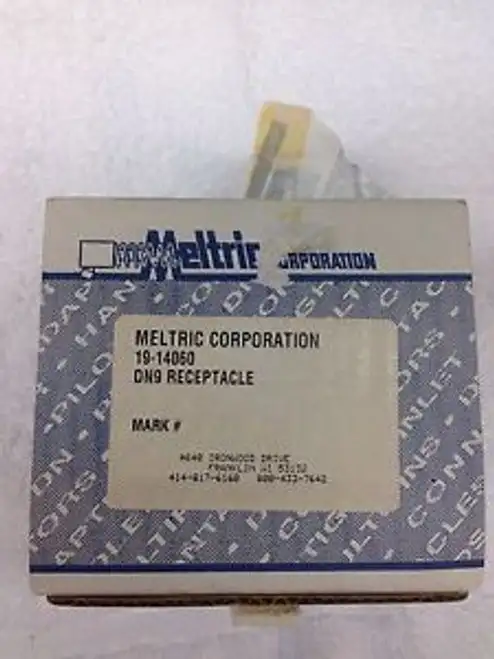 Meltric 20 Amp 600 Volt 6 Pin Dn9 Receptacle. 19-14060 . 1914060