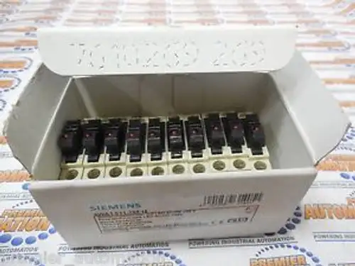 Siemens 8Wa1011-1Sf15 - Terminal Block Screw Fuse 1.5--10/Bx--