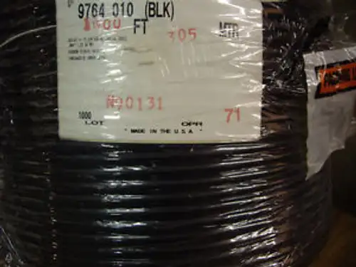 Belden Coaxial Cable 9764-010-Blk