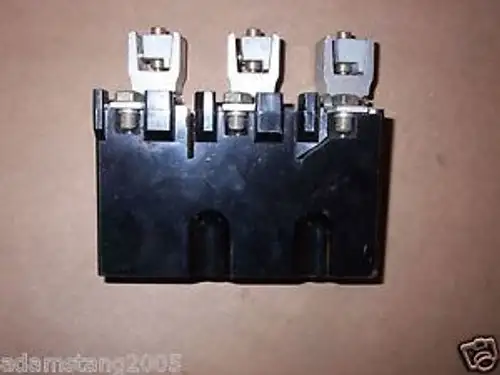 Allen Bradley 1494V-Fsr611 Ser.B Trailer Fuse Block 100A Amp 600V Has Chip