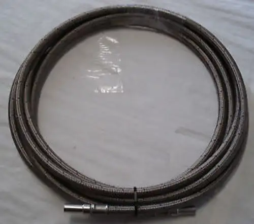 SWAGELOK SS-TH8TA8TA8-218 HOSE SS BRAIDED FLEX TEFLON HOSE 1/2IN TUBE ENDS 218IN