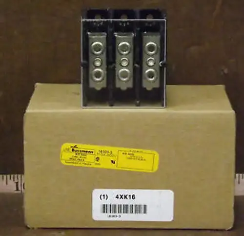 1 BUSSMANN 16303-3 BUSS BLOCK NNB