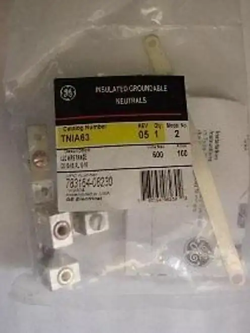 GE TNIA63 NEUTRAL KIT FÜR 100AMP 600V SICHERHEITSSCHALTER ZUBEHÖR ZF-527