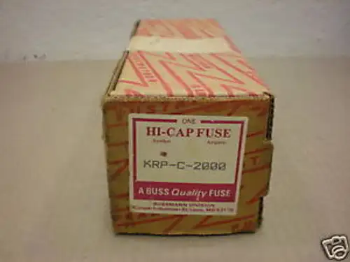 COOPER BUSSMANN KRP-C-2000 KRPC2000 KRPC-2000 2000 AMP 600VAC pojistka