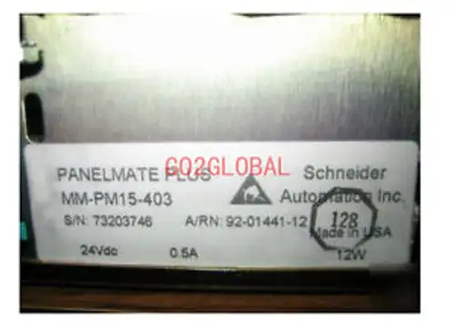 Modicon Panelmate Plus Touchscreen Glas Mm-Pm15-402 & Original