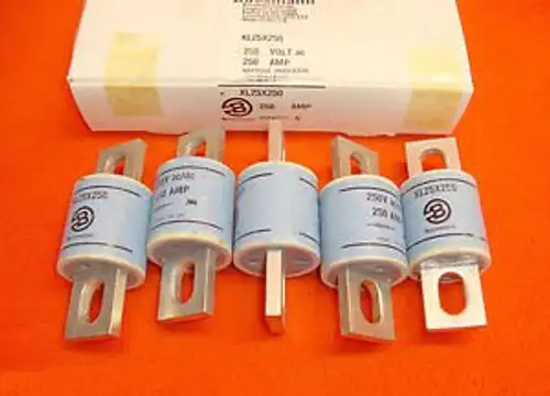 5 Buss Xl25X250 Semiconductor Fuse Xl25X 250 Amp 250 Volt Ac Dc Cooper