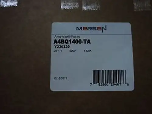 Mersen A4Bq1200-Ta Amp Trap Fuses Amps: 1200 Volts Ac: 600 Volts Dc: 500
