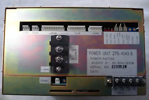 Zenith Zps-4043-5 Power Supply Ac200V 50/60Hz 1200W High Voltage Use W/Wj999