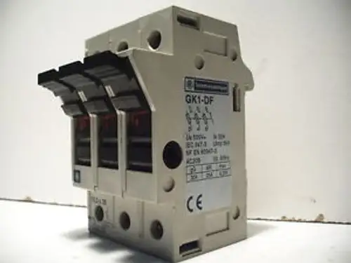 TELEMECANIQUE GK1-DF 600V 30AMP 3POLE FUSE BLOCK
