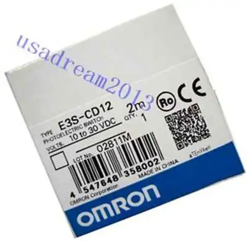 Omron E3S-CD12 E3SCD12 2M 光電開關