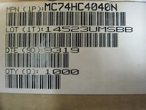 Motorola 74Hc4040 Mc74Hc4040N 1K Originalfabrikat
