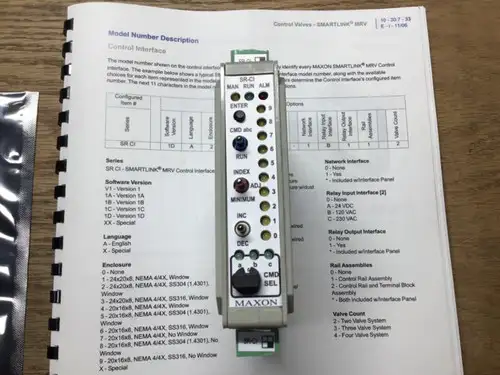 HONEYWELL MAXON SRCI VALVE SR-CI MRV CONTROLLER SRCI-1EA0-0000-000-2