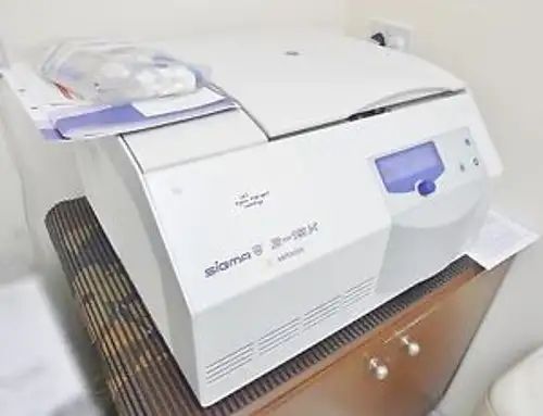 SIGMA/ SARTORIUS 3-18K SUPERSPEED REFRIGERATED CENTRIFUGE w 19776-H ANGLE ROTOR