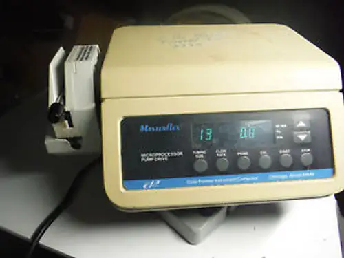 Cole Parmer Microprocessor Pump Drive 10-600 Rpm 7518-10 Head