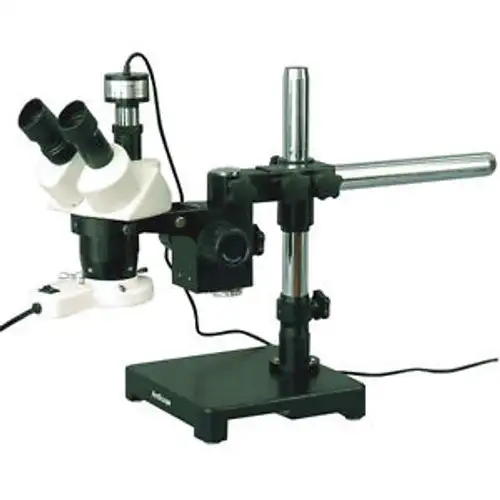 Amscope Sw-3T13X-Frl-Pb 5X-10X-15X-30X Coin Microscope Boom + Light + Camera