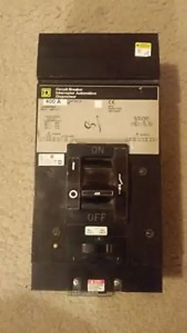 La26400Ac Square D Sqd Type La Gray Label Circuit Breaker 2 Pole 400 Amp 600V