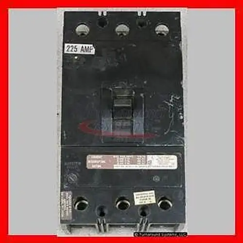Square D Kal36225-Bk1 Circuit Breaker 225 Amp 600 Volt