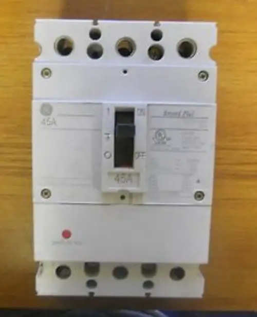 General Electric 45 Amp 3 Pole Circuit Breaker Fbn36Te045Rv .......... Vc-220