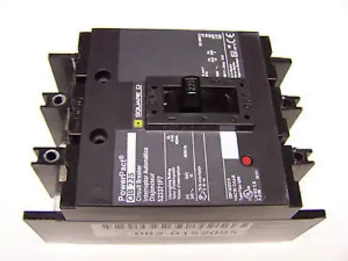 Square D 225A Powerpact Circuit Breaker Cat Qb225 ... Ll-16