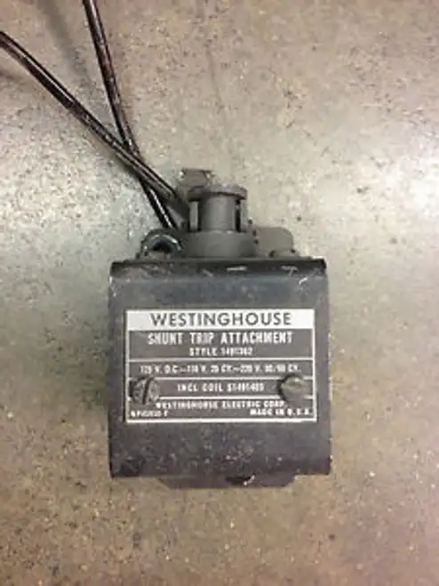 1491362 Westinghouse Db25 Shunt Trip 125Vdc 220Vac